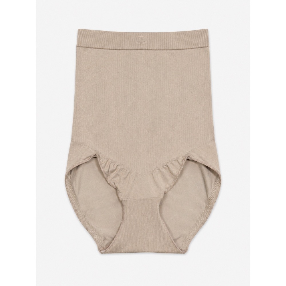 Spanx High Waisted Tummy Control Shaping Briefs Beige Nude Size M